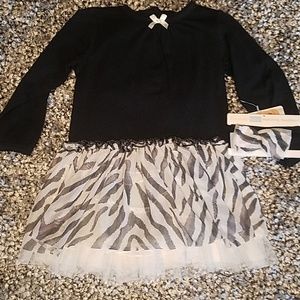 Brand new with tags two-piece 12mos dress